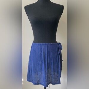 Catalina Blue Sarong Tie Waist